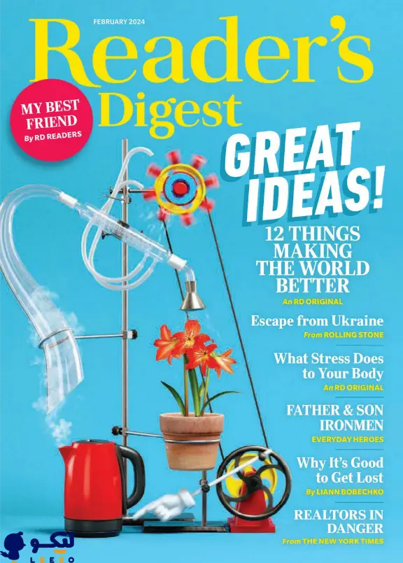 تقویت زبان با مجلههای انگلیسی readers digest