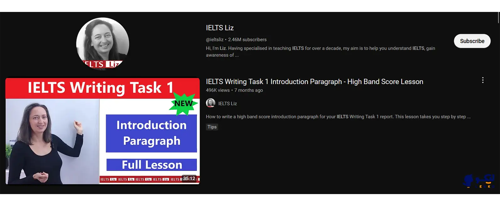 بهترین کانالهای یوتیوب برای یادگیری زبان انگلیسی: IELTS Liz